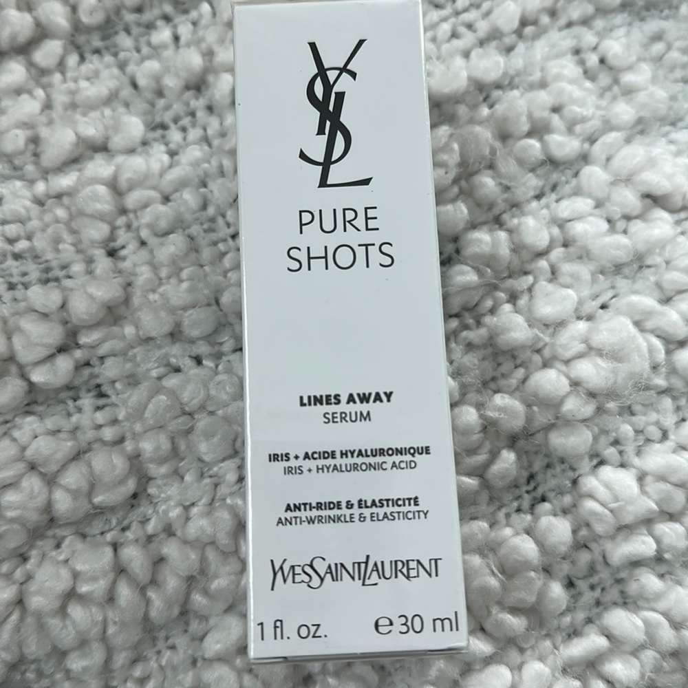 YSL pure shots lines away serum!